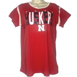 5th & Ocean Nebrasker Cornhuskers Graphic Tee women sz L
